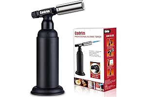 Big Dab Torch, Professional Butane Torch with Jet Blue Flame, Adjustable Intensity, Safety Lock