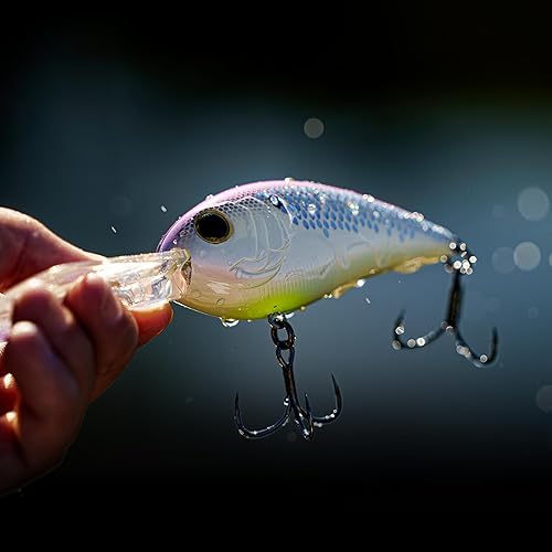 Miniatura 5 de 6th Sense Crush Deep Diving Crankbait - Señuelo de pesca de alta calidad en aguas profundas con detalles 3D, ganchos de níquel negro afilados y