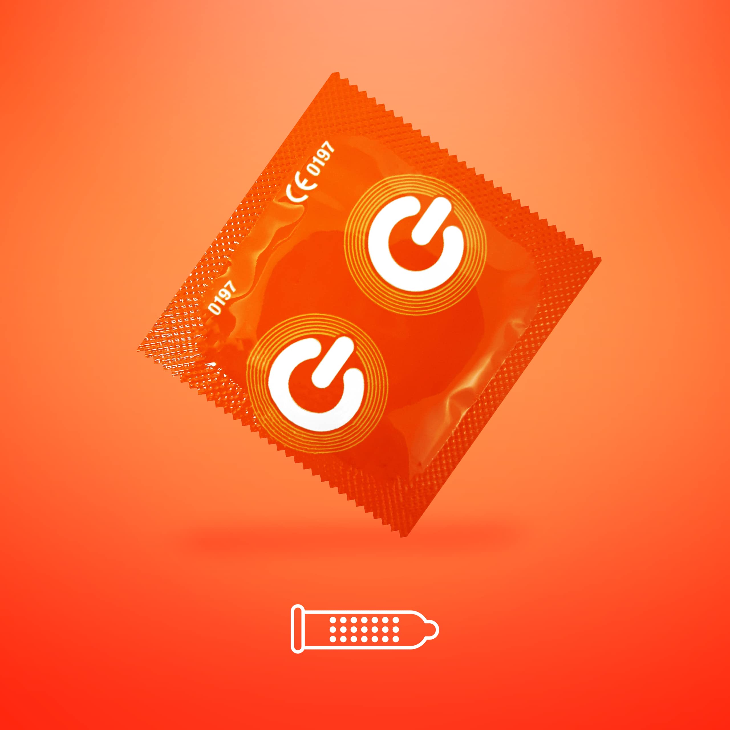 ON Stimolanti larghezza 54 mm confezione da 100 preservativi testurizzati di - Foto 90 di 91