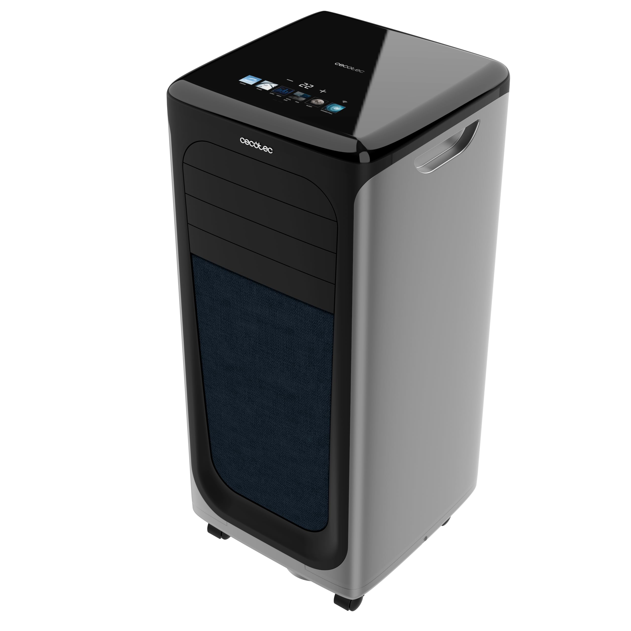 Cecotec ForceClima 7900 SmartTouch Connected Portable Air Conditioner with Wifi. 7000BTU, Remote Control, Touch Screen, 4 Modes, Dehumidify 20L/day, Timer, Coverage 15-20 m²