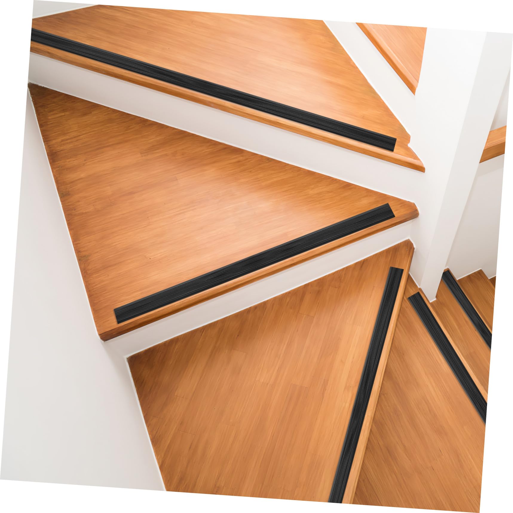 Gatuida Nastro Antiscivolo per Scale in Pvc, Striscia Adesiva Resistente 6 M per Gradini Interni ed Esterni, Protezione Antiscivolo per Bagno, Doccia e Pavimenti Lisci