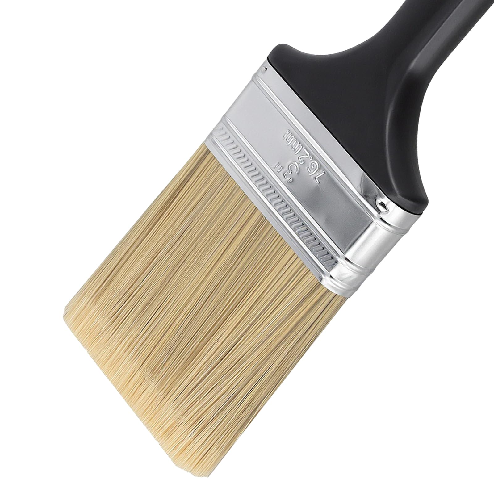 20 pinceles de pintura de 3 pulgadas, mango de plástico, pinceles de pintura de pared para pintura acrílica, muebles, vallas, madera