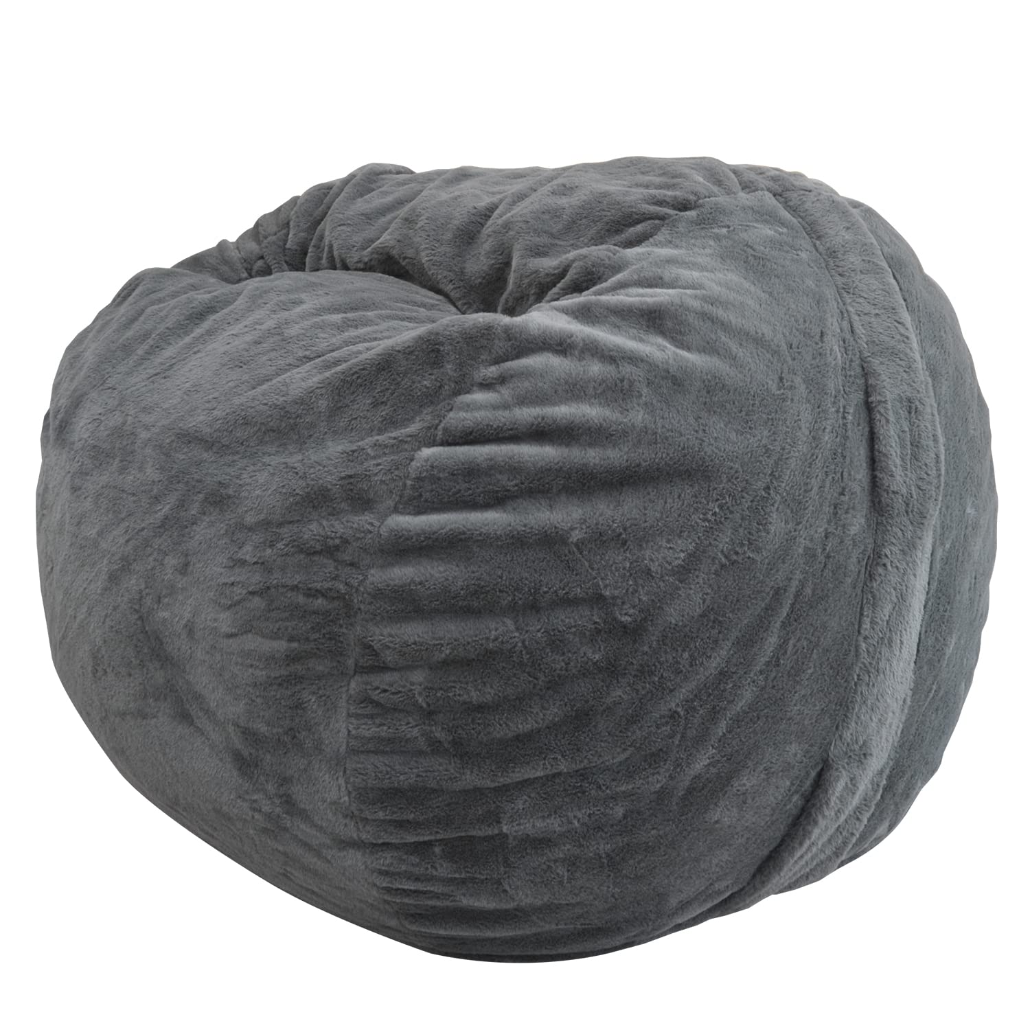 YuppieLife Fluffy Fur Bean Bag Chairs Cover for Adults(Just Cover,No Filler) 4Ft Machine Washable Large Size Lazy Sofa Cover Luxury/Replacement