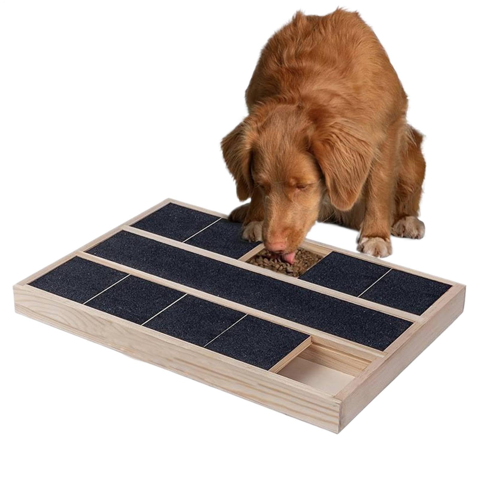 Griffoir pour chien et planche à gratter en bois interactive pour chiots et petits chiens