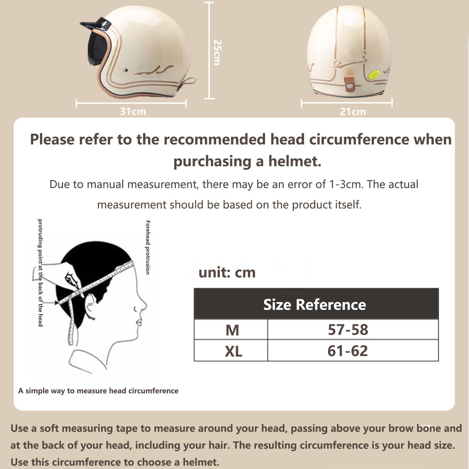 Casco Jet Moto Aperto Mujer Casco Moto Jet Caschi Moto Vintage Caschi Per Ciclomotori Omologato ECE/DOT Demi-Jet Con Occhiali Pour A Motociclette Scooter Cruiser