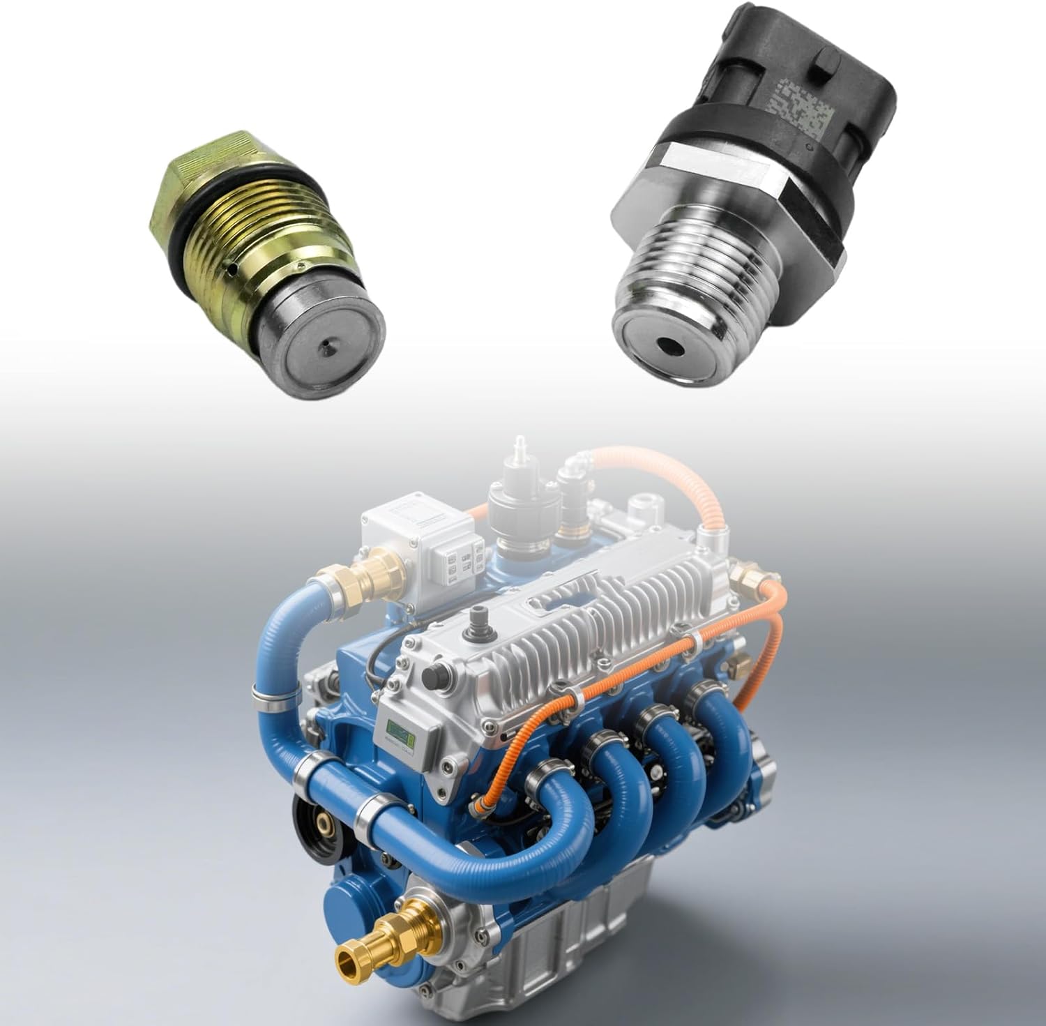 Valve Repair Kit Oil Pressure Sensor Replacement for 0429-7148 429-7148 Fit for Deutz 2012 TD 2.9 L/TCD 4L/6L 2V/4V 2013 TCD 4L/6L 2V/4V Engine