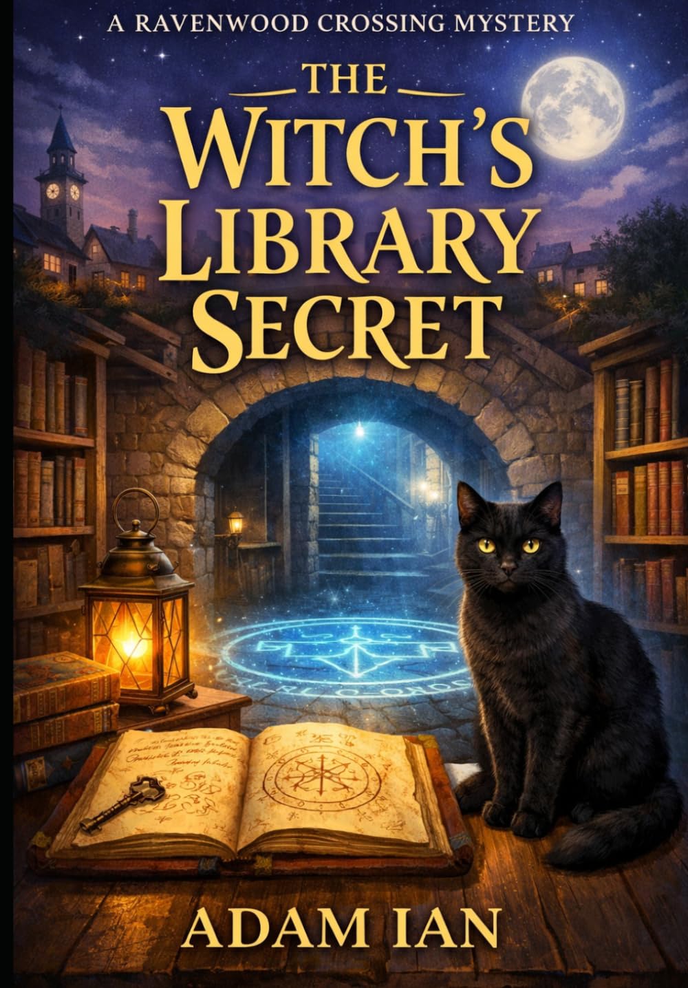 The Witch’s Library Secret: The Ravenwood Crossing Mysteries – Book 2 (Ravenwood Mysteries)