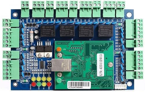 Miniatura 3 de Sistemas completos de control de acceso TCPIP RFID de 4 puertas con huelga eléctrica estándar de América del Norte para puertas de pestillo Lector