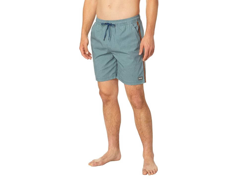 Bluestone Rip Rip Curl Surf Revival 18 Volley (Bluestone) Men's Swimwear ...