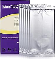 Vista 5 de Paquete de 12 trampas para polillas de ropa con atractor de feromonas para armario y alfombra