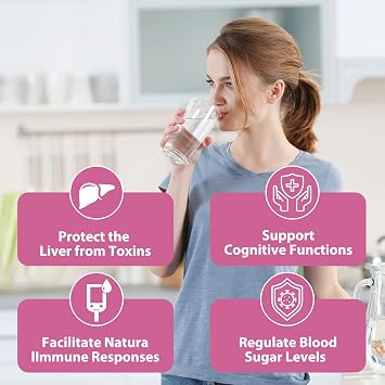 Organic Milk Thistle, Herbal Liver Support Milk Thistle Supplement, with Dandelion Root, Glutathione, Berberine HCL &Turmeric, Support Liver Cleanse Detox & Repair, 90 Capsules