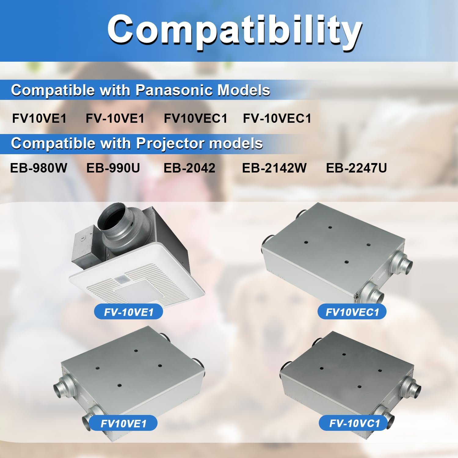 3PCS MERV 8 Air Filters Compatible with Panasonic Intelli-Balance ERV System Models FV10VE1 FV-10VE1 FV10VEC1 FV-10VEC1 Replace#: FV-FL0810VE1 FFV4300152S - Image 7