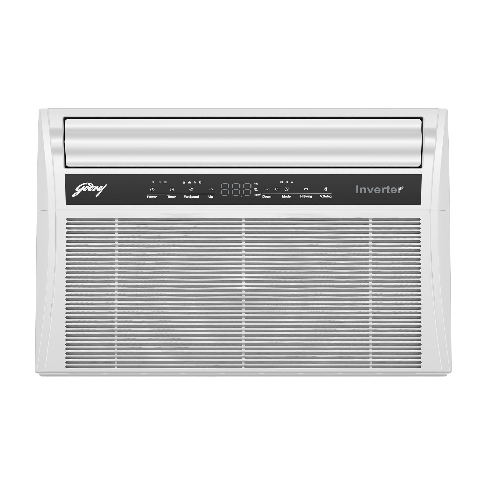 Godrej 1.5 Ton 5 Star 5-In-1 Convertible Cooling, Heavy Duty Cooling At 52°C, I-Sense Technology, Self Clean, Inverter Window AC (Copper, Model, AC 1.5T WIC 18XTC5 WYA, White)