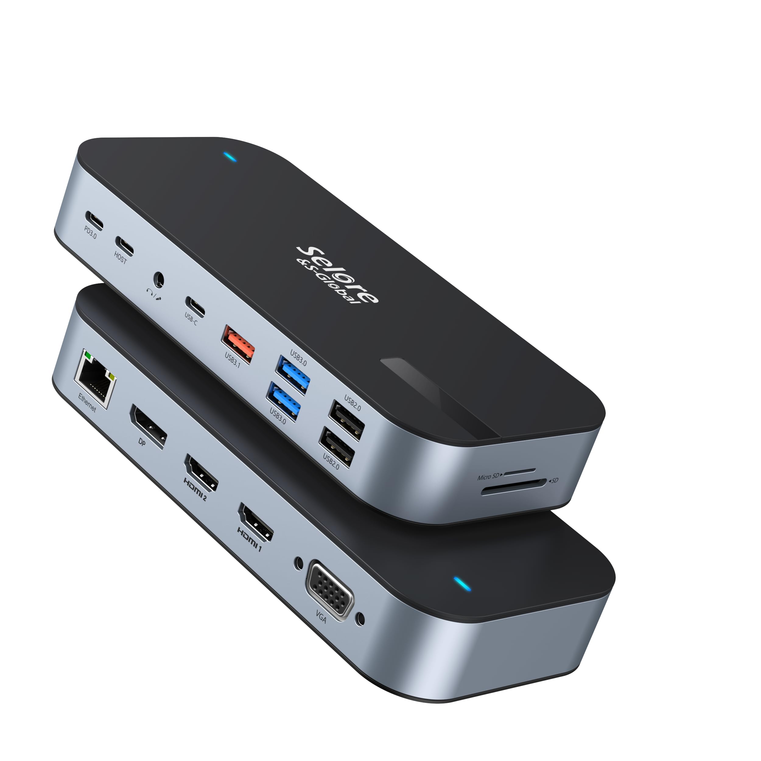 Selore&amp;S-Global ノートパソコン用ドッキングステーション タイプC Amazon.co.jp: Selore&S-Global USB C Splitter : パソコン