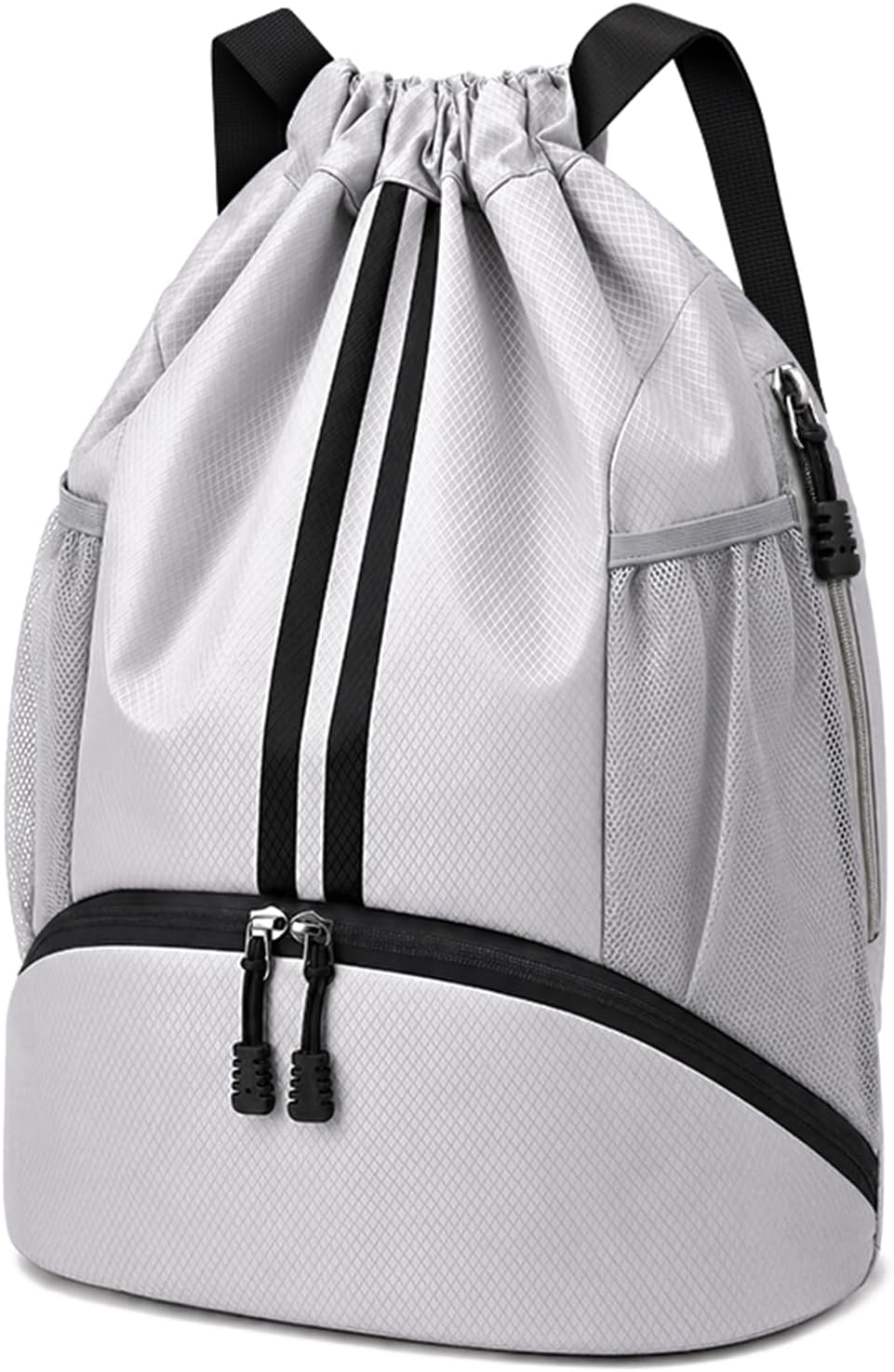 Hoedia Sports Drawstring Backpack - Swim Gym Bag for Women and Men