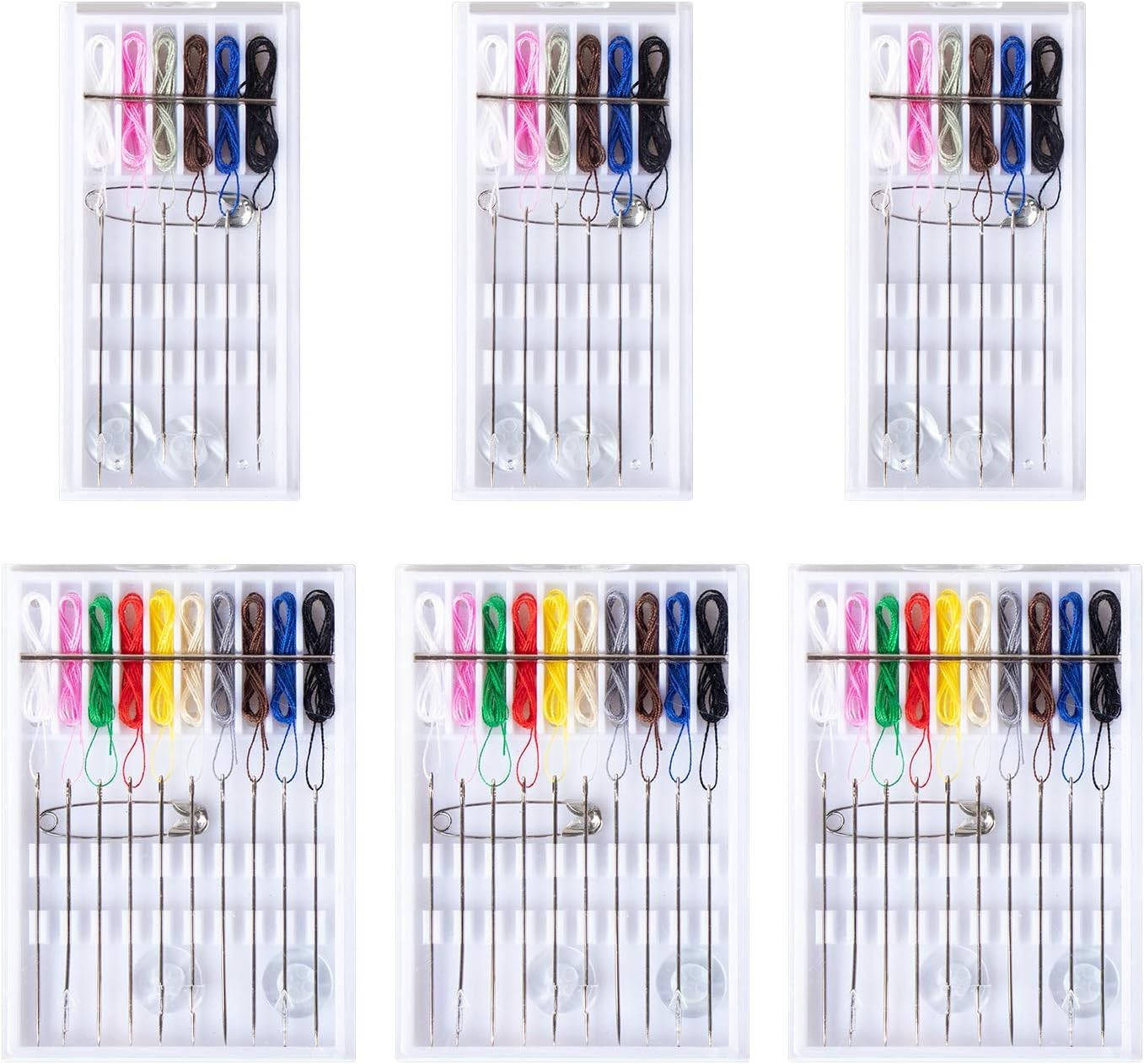 SoFire 6 Boxes Quick Fix Travel Sewing Kit Quick Fix Travel Sewing Kit