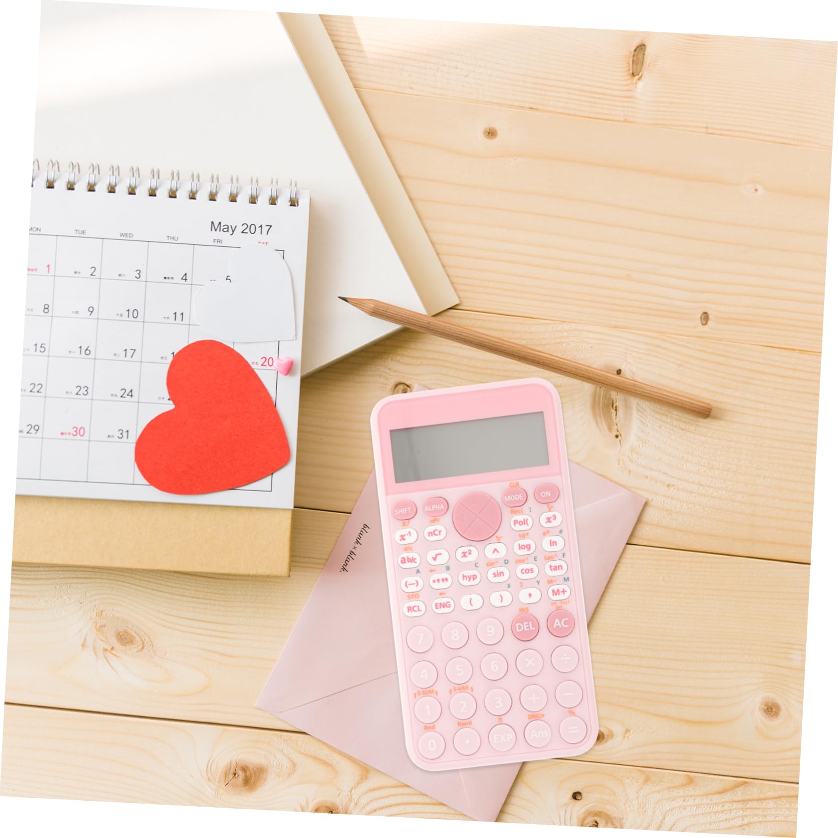 Lurrose 3piezas Calculadora Electrónica De Funciones para Estudiantes Universitarios Práctica para Matemáticas Física y Química Color Rosa