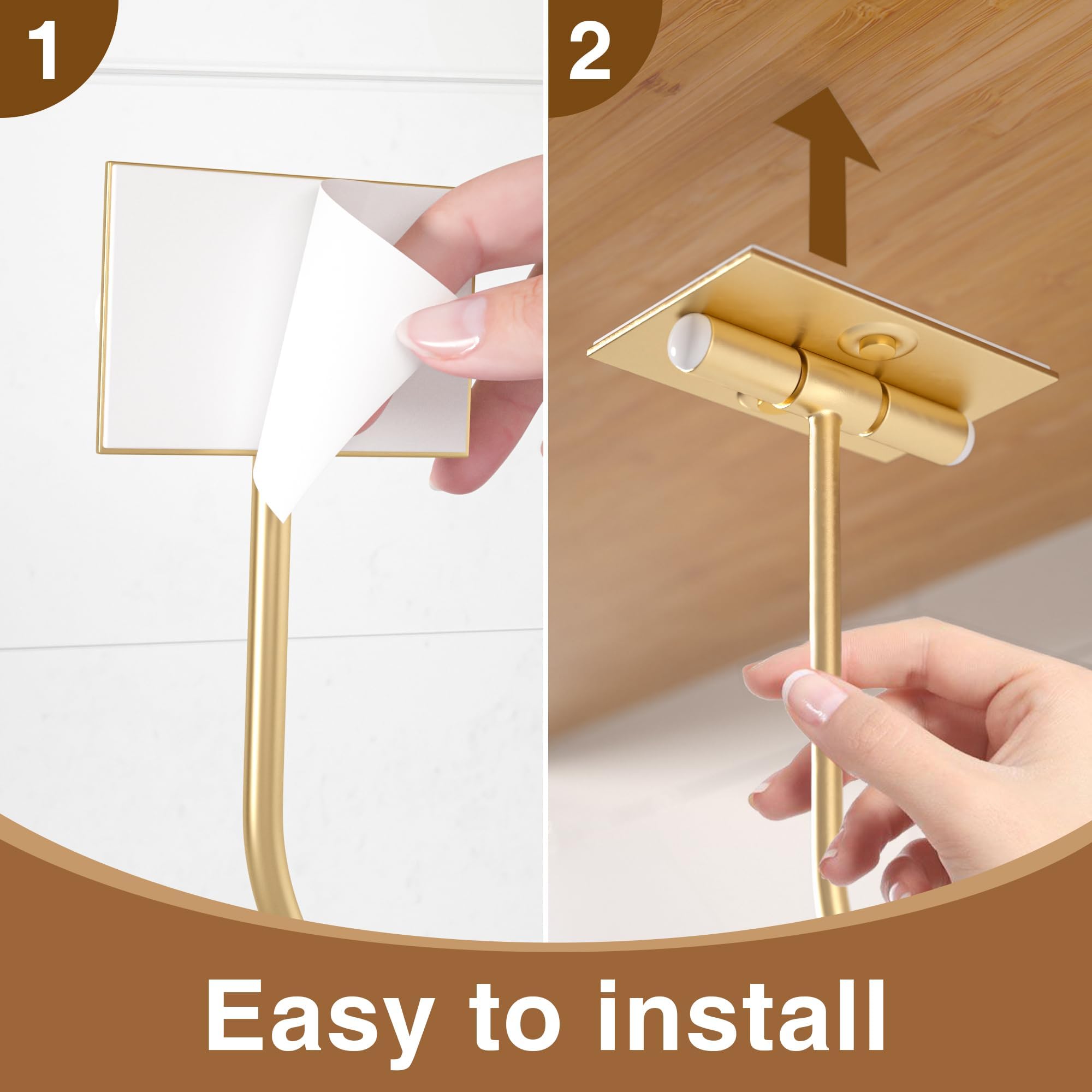Adhesive Banana Hooks - Keep Bananas Fresh! -4 Adhesive Banana Hooks - Keep Bananas Fresh! -4