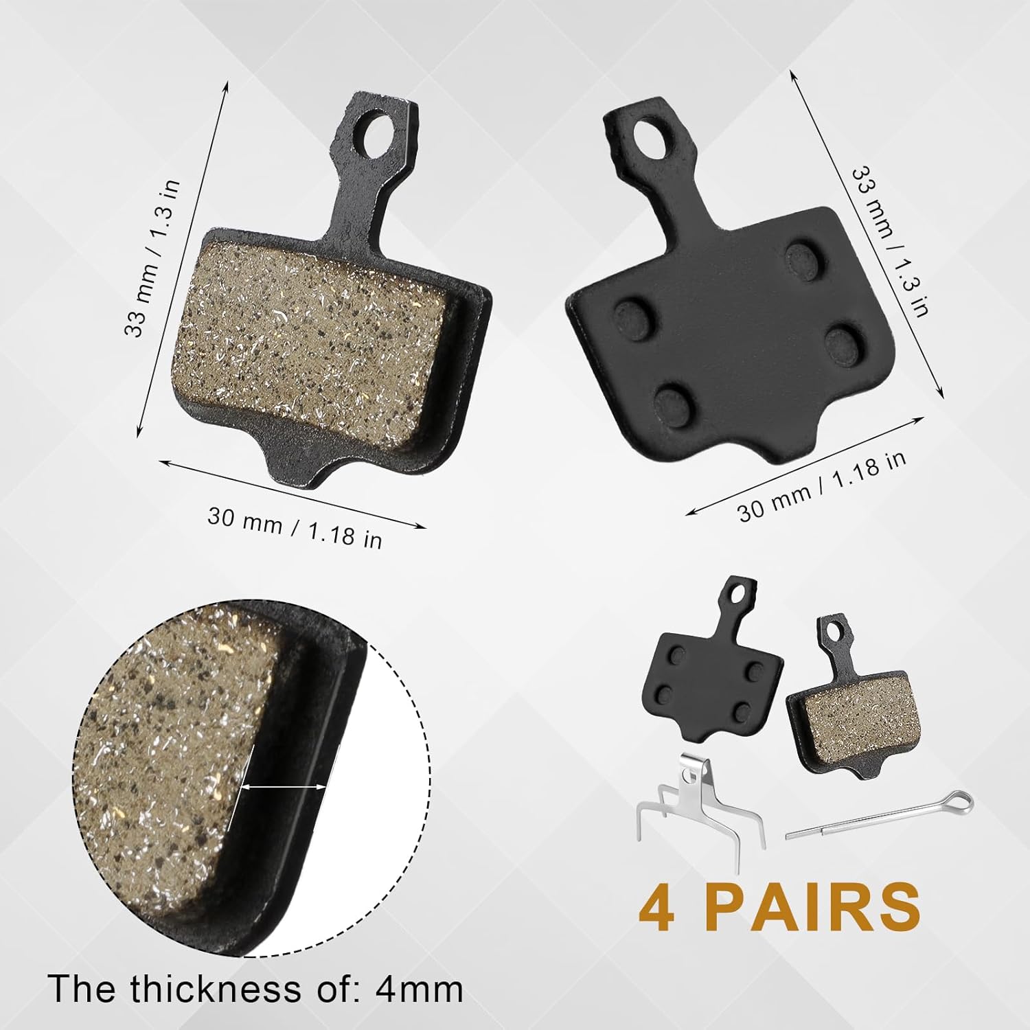 ディスクブレーキパッド Alpha Cycling SPORT EX コンポジットブレーキ