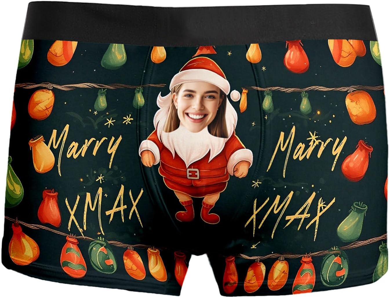 Generico Natale Boxer Uomo Cotone Elasticizzati Grande Y Davanti