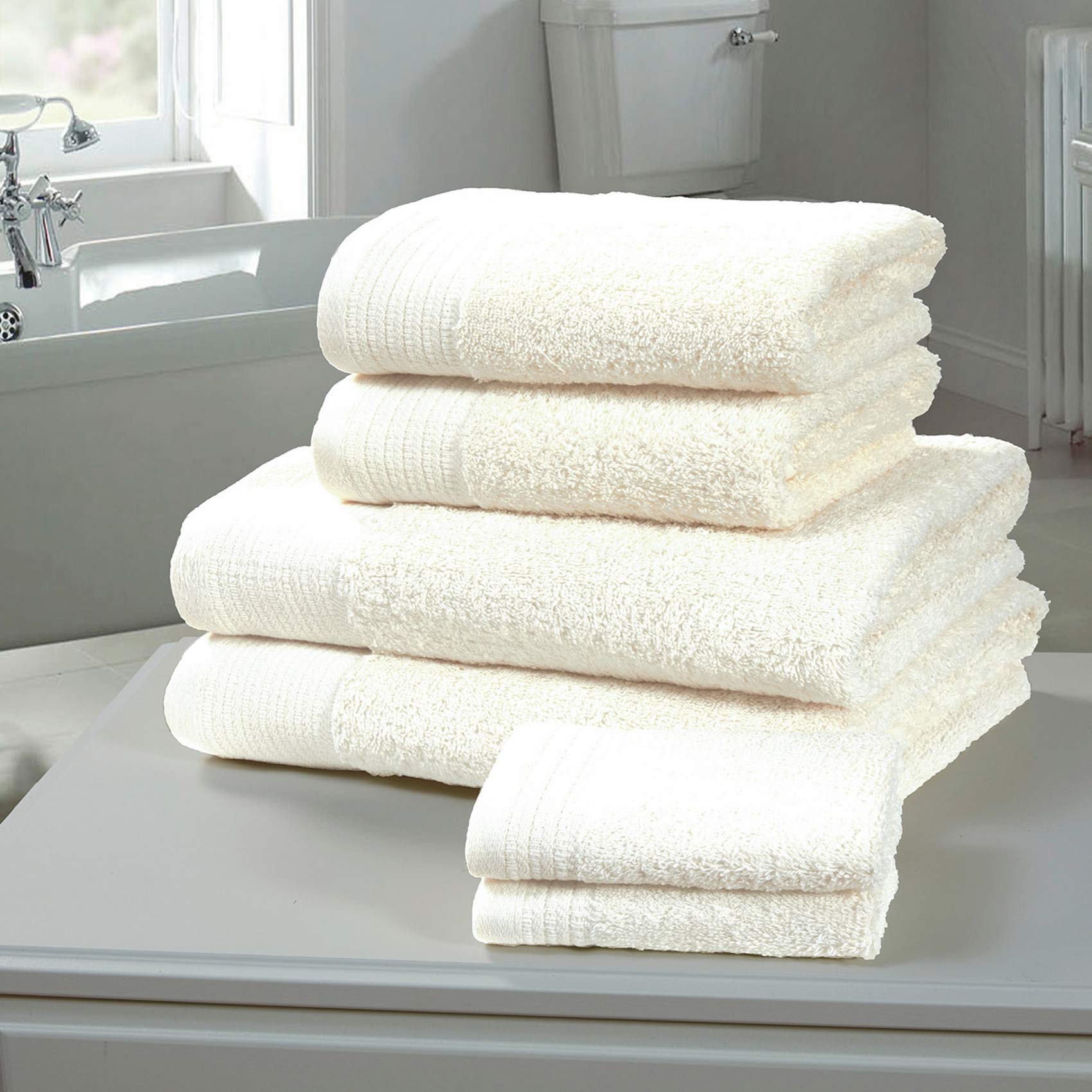 ARR ARR Egyptian Cotton Bath Sheet Bale White 6 Piece 600gsm