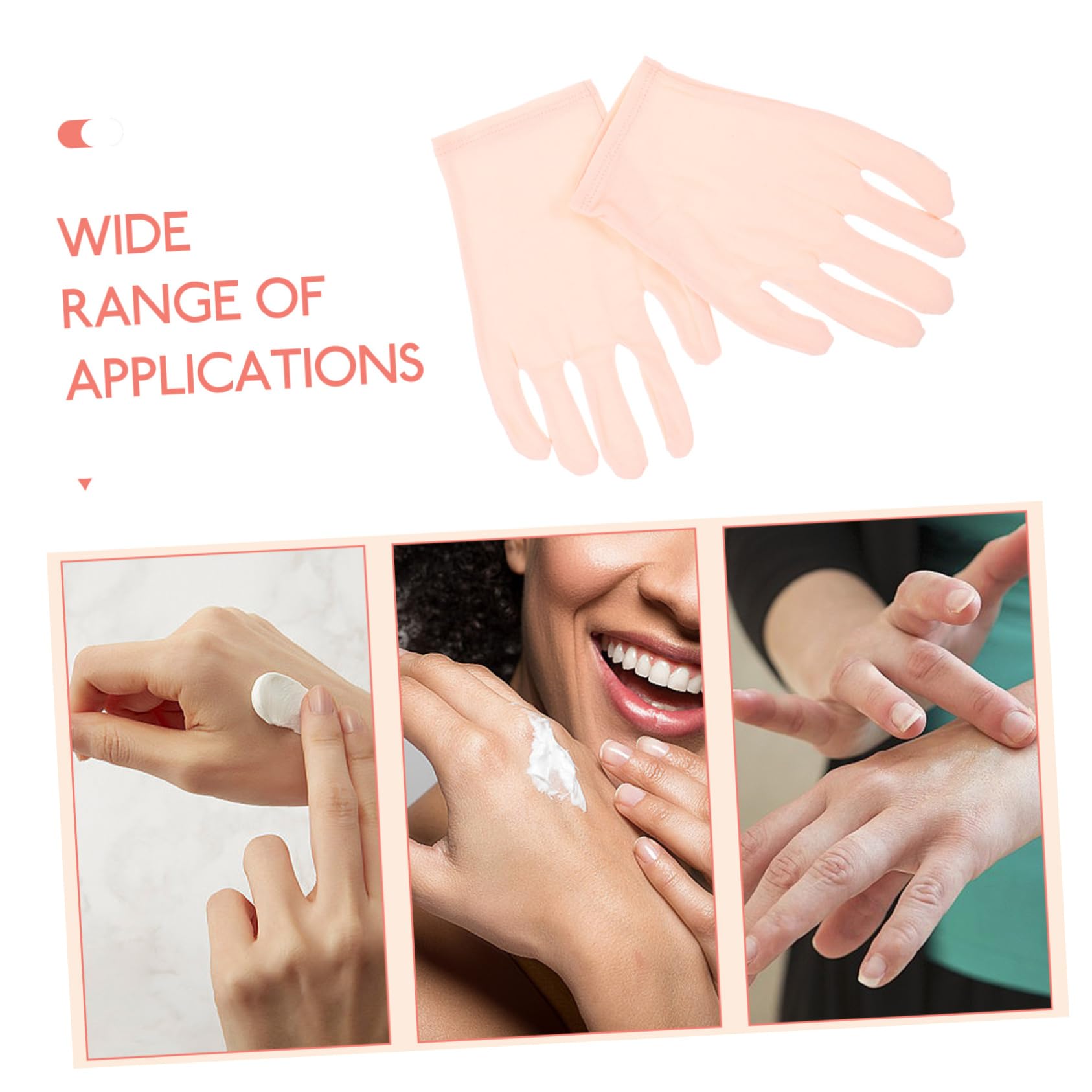 FOYTOKI Moisturizing Hand Gloves Overnight Moisture Gloves for Dry Skin for Women Men