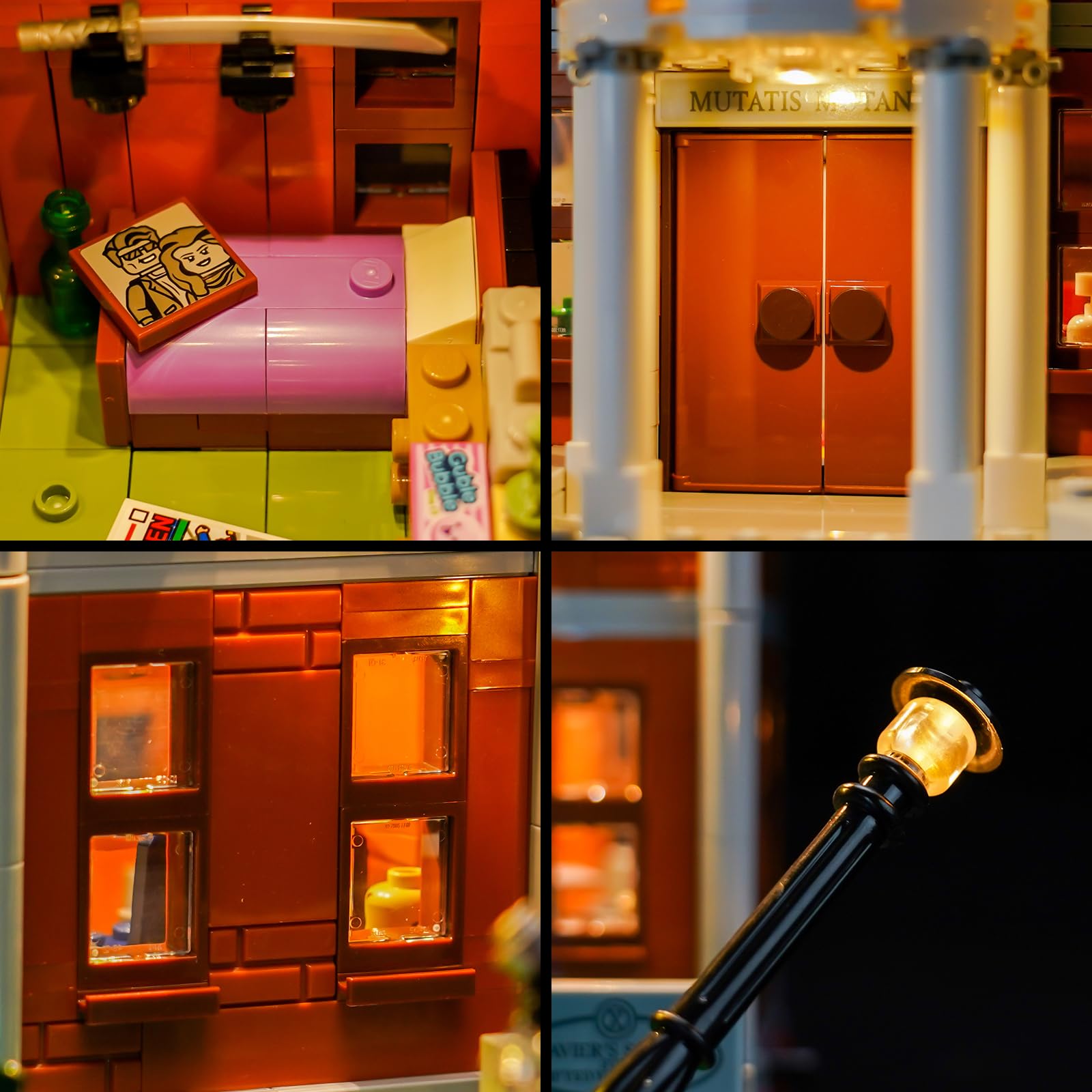 Light Kit Compatible with Lego X-Men: The X-Mansion 76294 (No Model) - Image 3