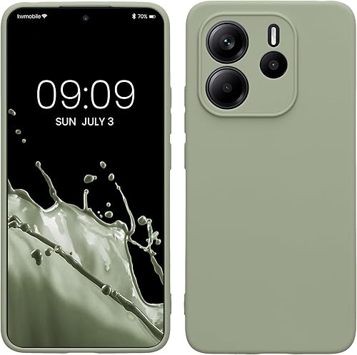 Vista 427 de kwmobile Funda compatible con Xiaomi Redmi Note 11 / Note 11S - Funda protectora de silicona TPU suave y delgada - Azul Báltico Azul (Baltic Blue)