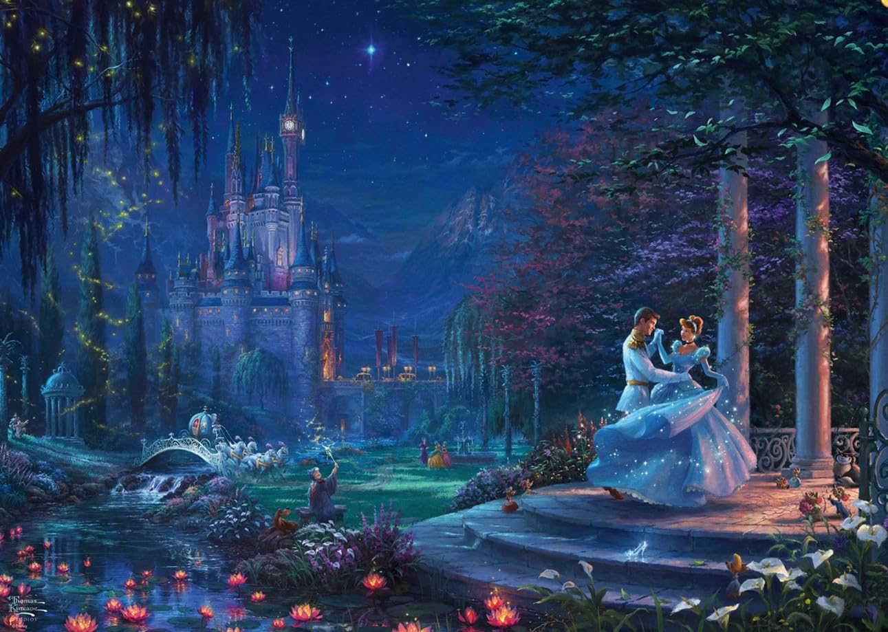 Schmidt Spiele 58043 Thomas Kinkade, Disney, Kopciuszek