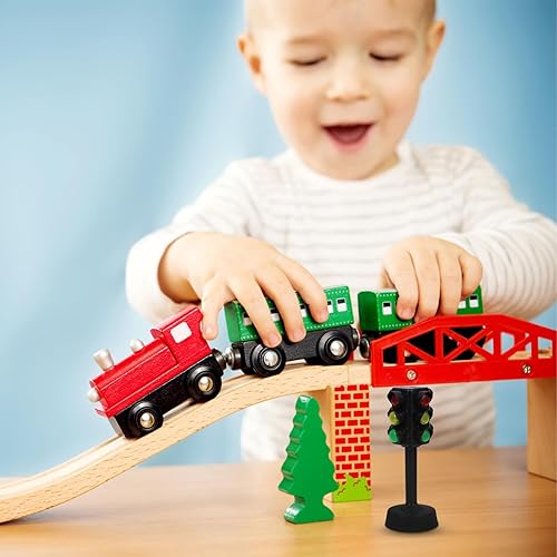 Miniatura 5 de NUOBESTY Juguete de semáforo, semáforos de juguete, modelo de lámparas de tráfico para niños, juego educativo temprano, paquete de 10