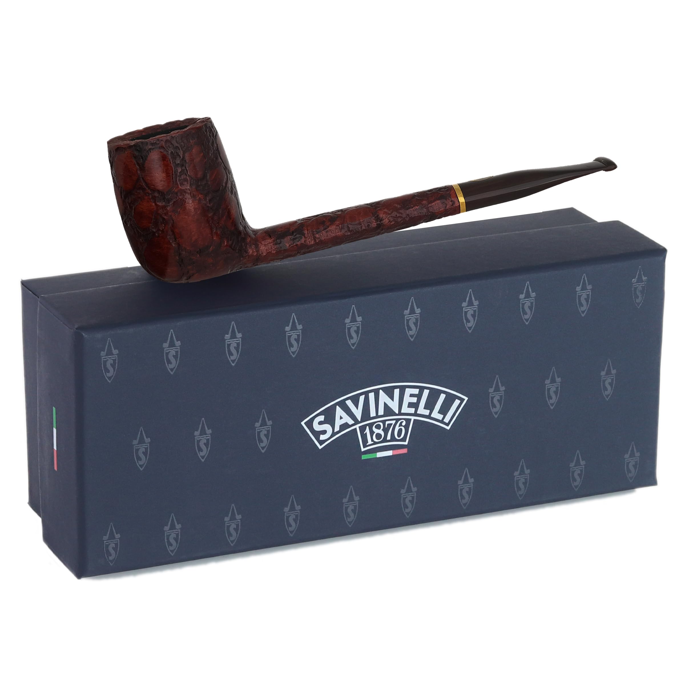 Savinelli Alligator Brown 804 Tobacco Pipe