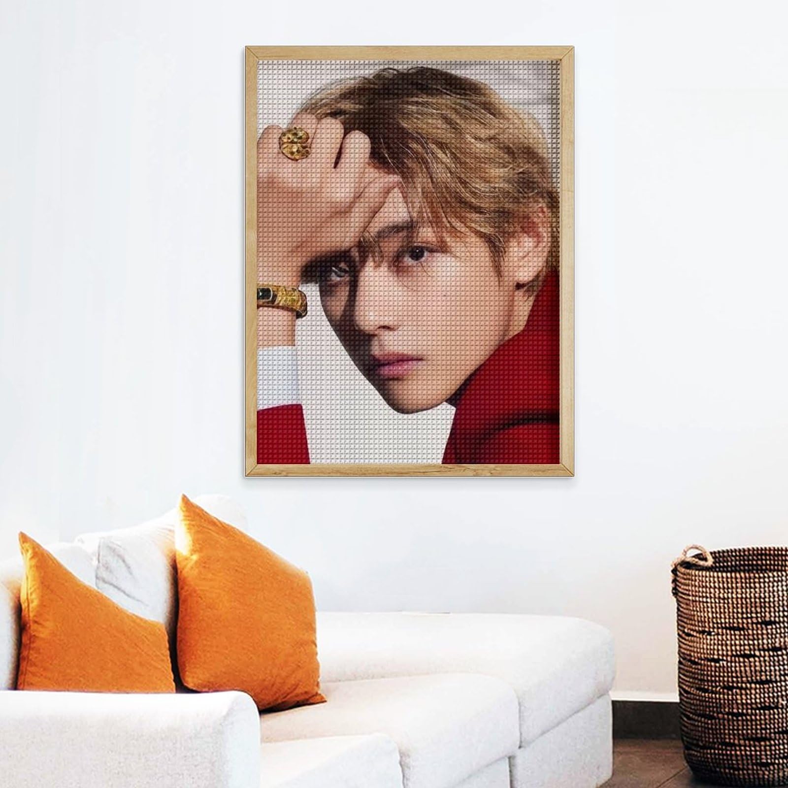Amazon | 45×60cm ダイヤモンドアート BTS 防弾少年団 TaeHyung ヴィ V 