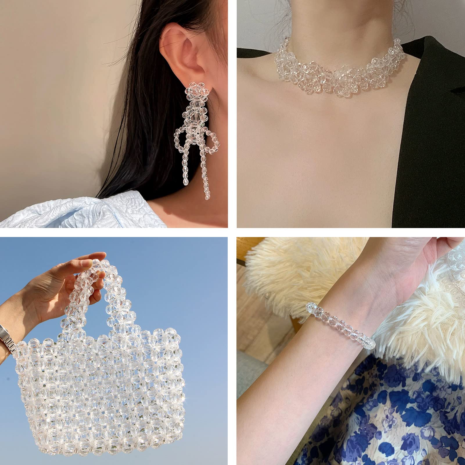 6010 Briolette Di Cristallo, Vetro Sfaccettato, 6 X 12 Mm, Perle - Foto 12