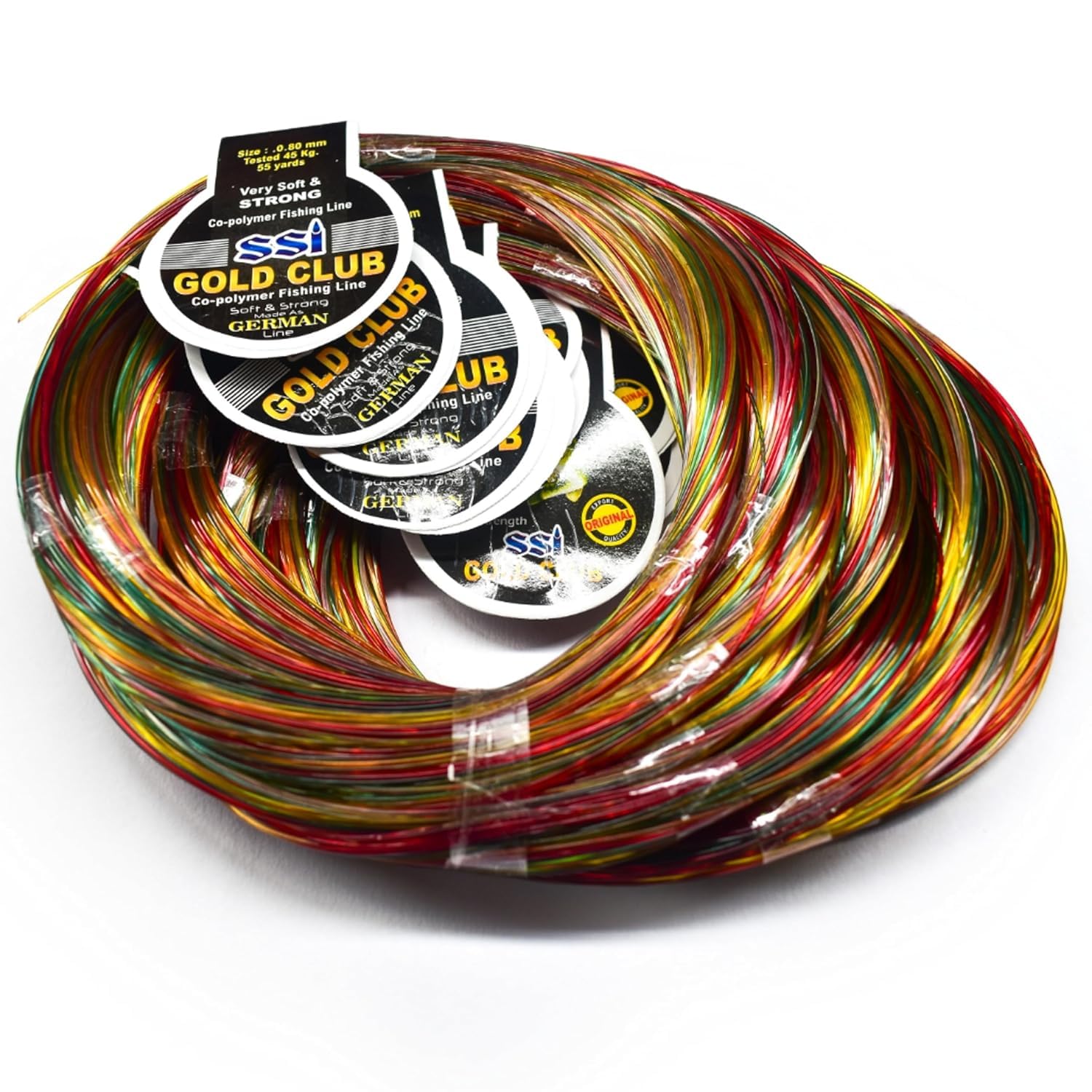 Strong Durable 0.80mm Co-Polymer Fishing Line Monofilament Braided Fishing Line Angling Accessories (Tested Weight Capacity-45KG) (50m x 6Pcs = 300 Meters)… (B0D8VRJLYX) Amazon Price History, Amazon Price Tracker