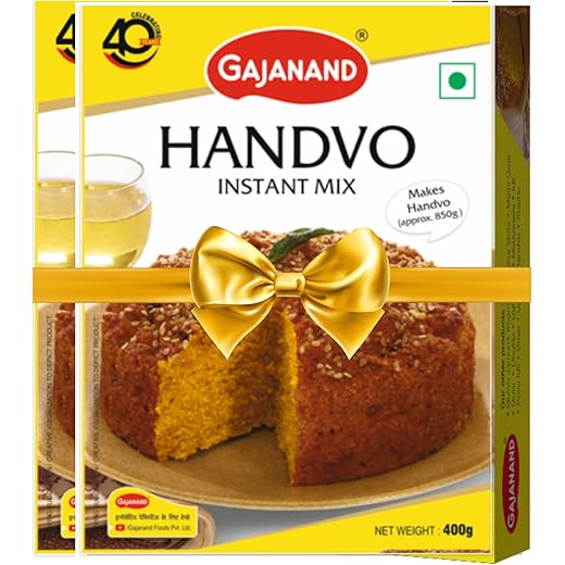 GAJANAND Handvo Mix Flour 400gm - Healthy Snacks/Breakfast