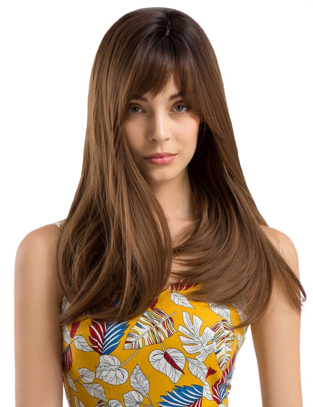 Long brunette wig Clearance
