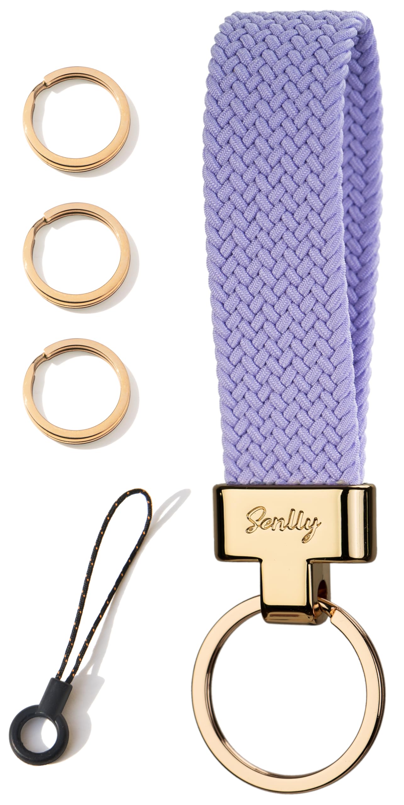 SENLLY Llavero para Coche, Minimalista Llavero Elástico, Cordón para Car Key Fob — view 10