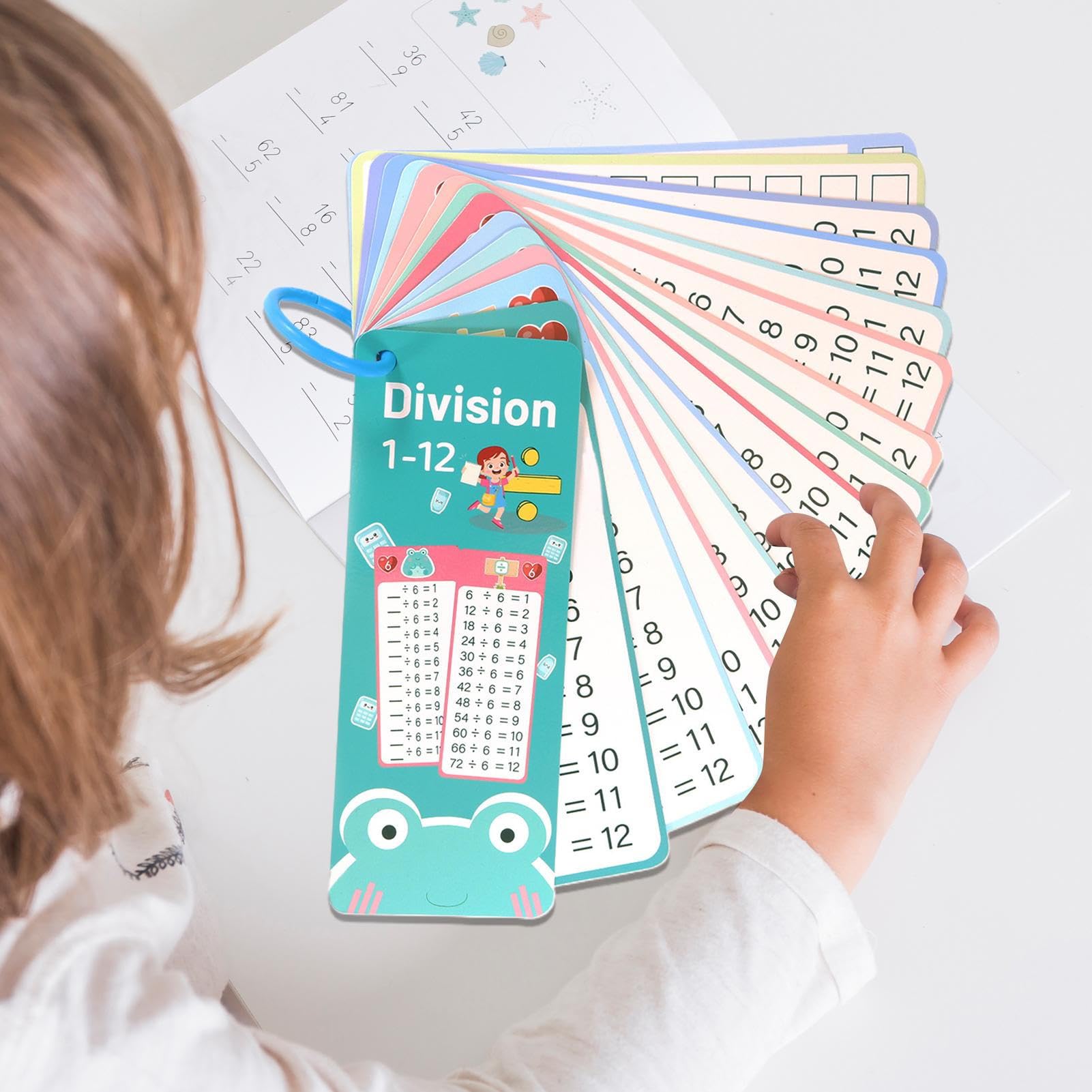 Carte Flash Matematiche Per Bambini 7-11 Anni - Impara Moltiplicazione E Divisione, Per Studenti Di 2ª, 3ª, 4ª, 5ª Elementare