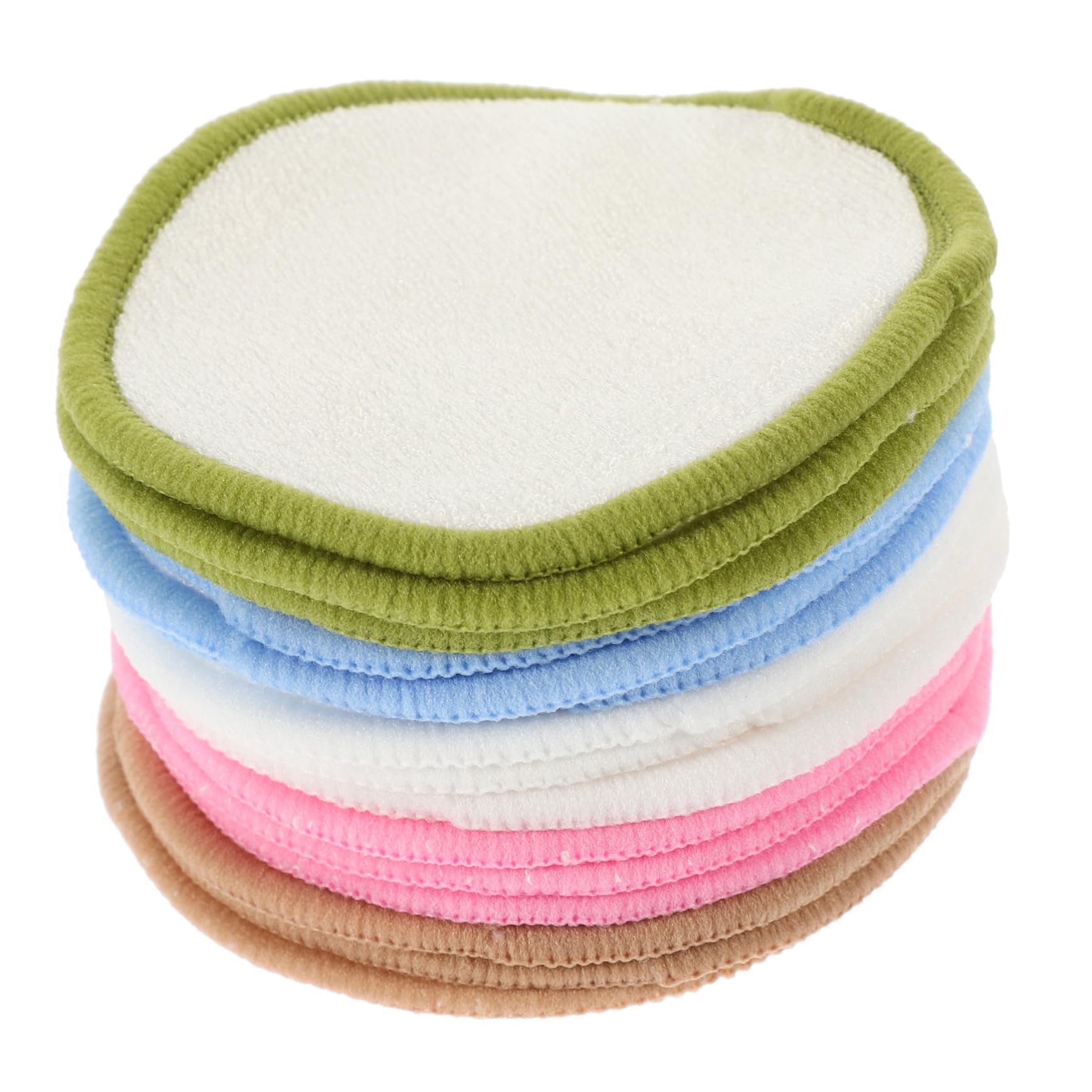 Beavorty 5 Sätze Reinigungspads Entferner Tücher Make-up-schwämme Make-up-pads Wischen Einweichpads Nehmen Make-up-puff Wiederverwendbares Abschminkpad Gel Bambusfaser 15 Stück * 5