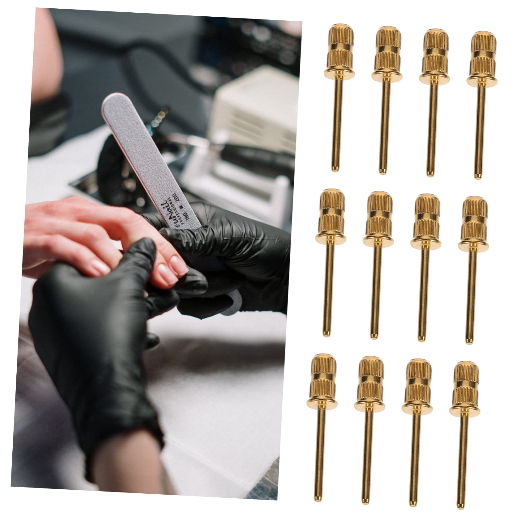 FRCOLOR 60piezas Brocas De Manicura y Pedicura De Carburo Para Taladro Eléctrico Compatible Uñas Naturales y Gel Efecto De Pulido