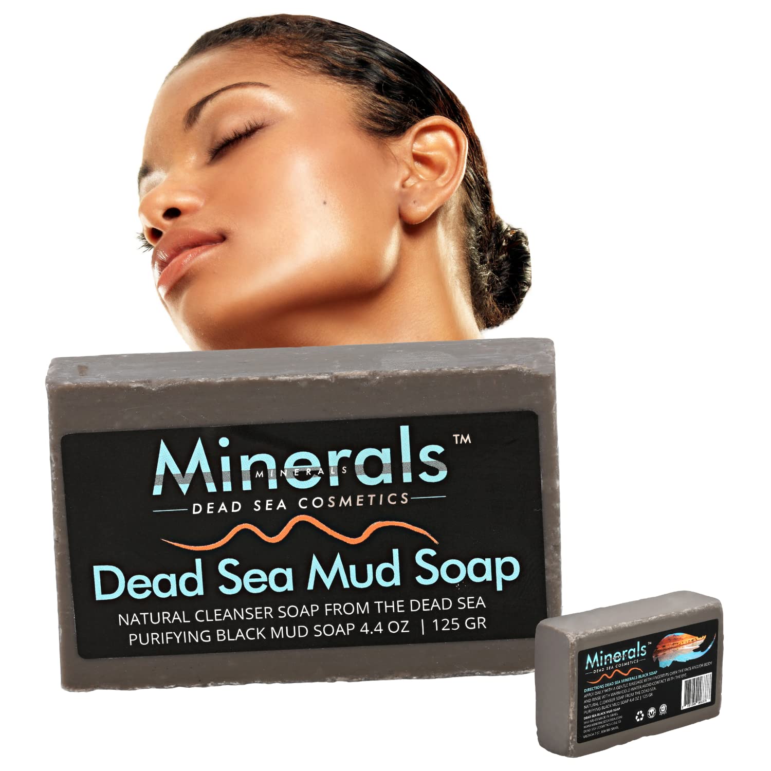 Buy Dead Sea Mud Salt Soap, Mineral Skincare Multi Skin Disorders