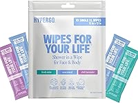 Vista 20 de Toallitas corporales HyperGo XL para mujeres y hombres – 30.5 cm x 30.5 cm Toallitas de limpieza corporal completas sin enjuague, 20