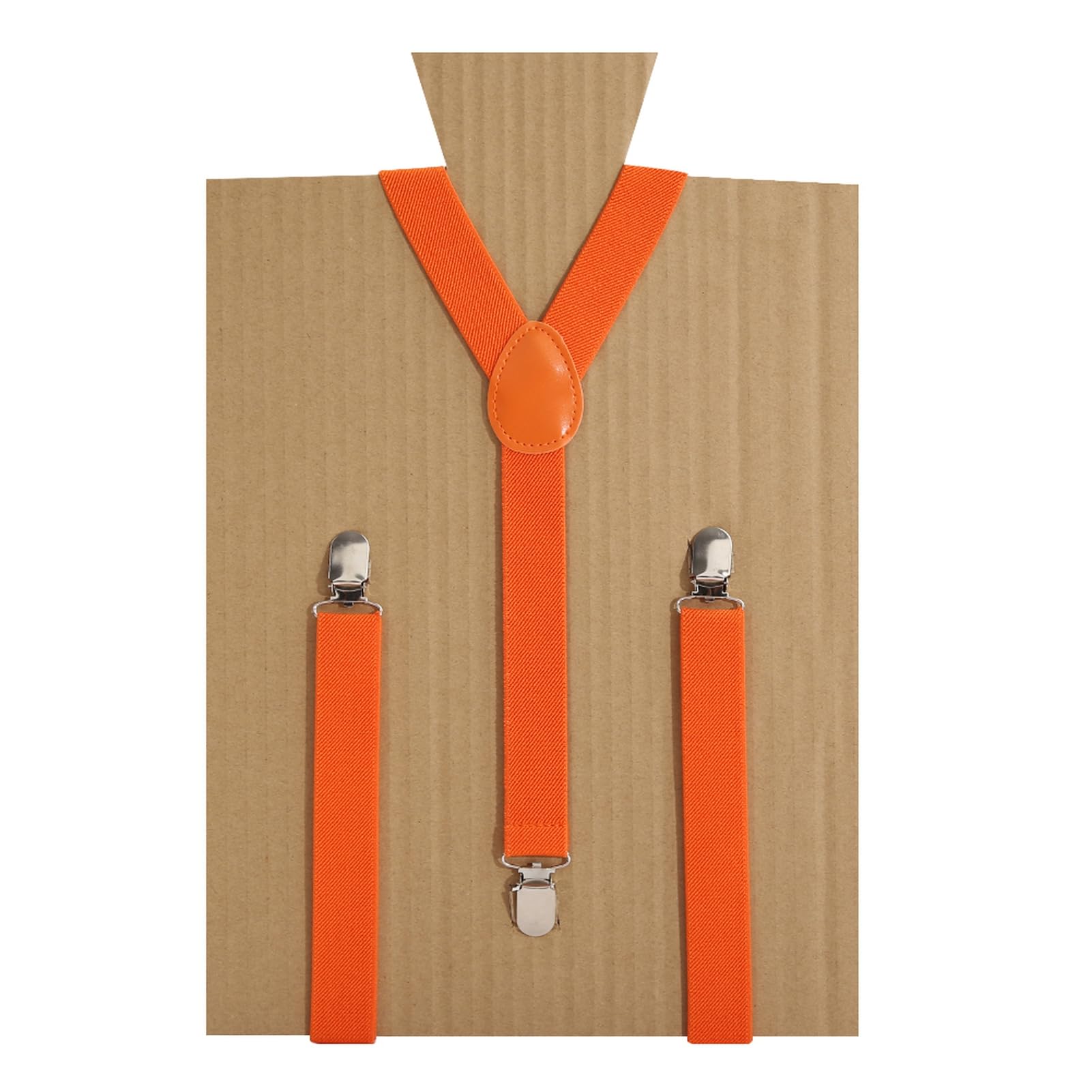 matumou Unisex Elastic Y-Shape Braces Men's Women's Adjustable Clip-on Suspenders