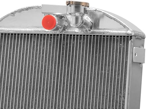 4 Row Aluminum Radiator Compatible with 1932 Ford Model Hot Rod Hi-Boy Chevy V8 Engine