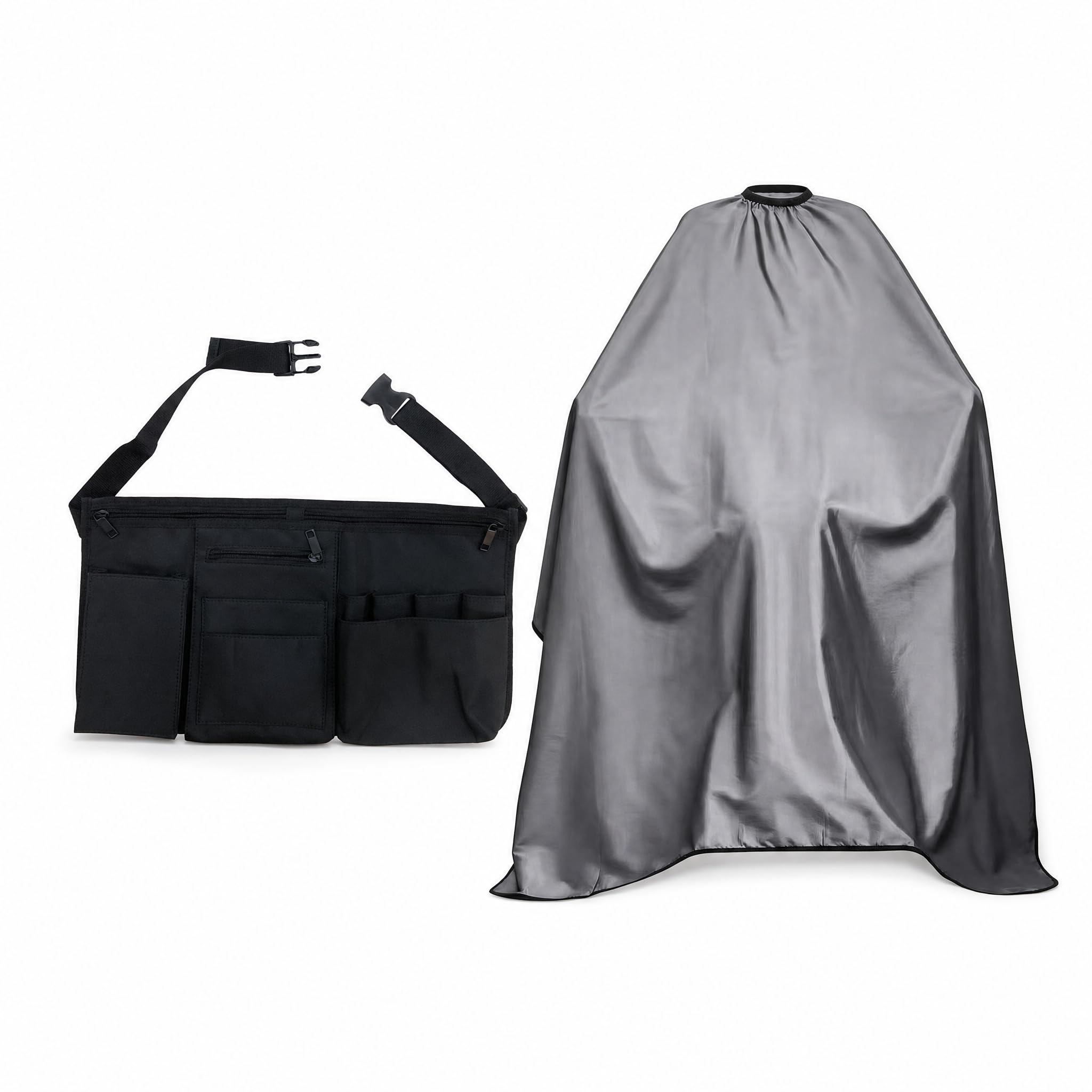 Borsa Da Lavoro per Barbiere in Tela con Tasca Porta Forbici E Pettine Cintura Regolabile Pratica per Parrucchieri Adatta per Negozio di Barbiere