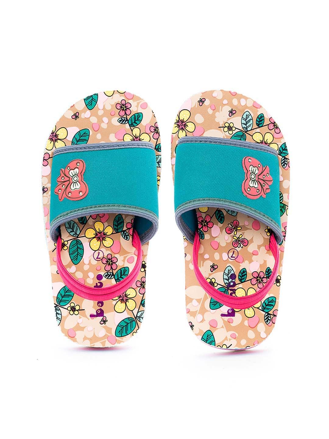 Khadims Bonito Turquoise Casual Slingback Slippers for Baby Girls - 2-4.5 yrs (7281557) (B0B58V5R32) Amazon Price History, Amazon Price Tracker
