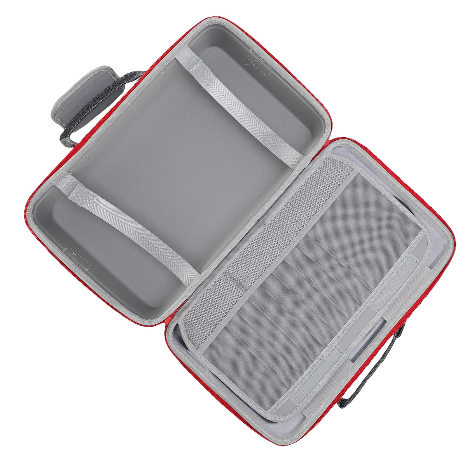 Custodia Rigida per Console SLIM Custodia Rigida per Viaggi, Controller, Cuffie, Cavi USB, Nylon Impermeabile per Giocatori (GRAY)