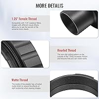 Vista 7 de Alstar - Adaptador de fotos para telescopio Pentax-k SLR/DSLR, adaptador de cámara para telescopio de montaje en T, incluye anillo T T2 para DSLR