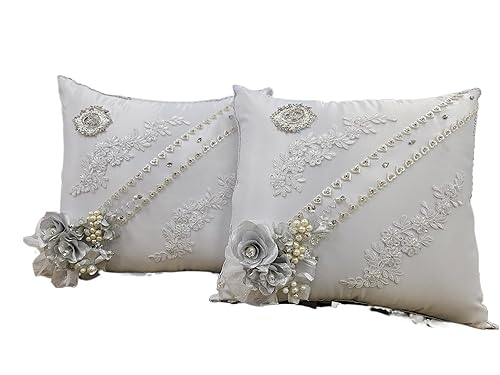 A&C Quinceañeras and More Wedding accessories Wedding Album Wedding Guest book Wedding Pillow Cojines de boda Personalized wedding Pillows 182