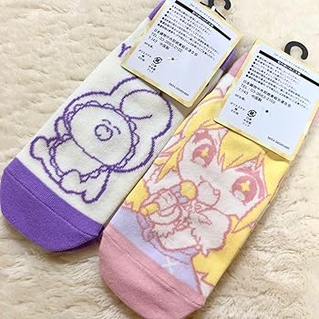 Amazon.co.jp: P丸様 ゆるふわ YouTube 靴下 ソックス キッズ